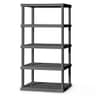 Sterilite 5 Shelf Unit, 75 x 36 x 18 in